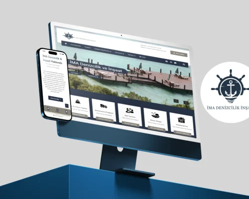 İMA Denizcilik & İnşaat – Çok Dilli Kurumsal Web Tasarımı