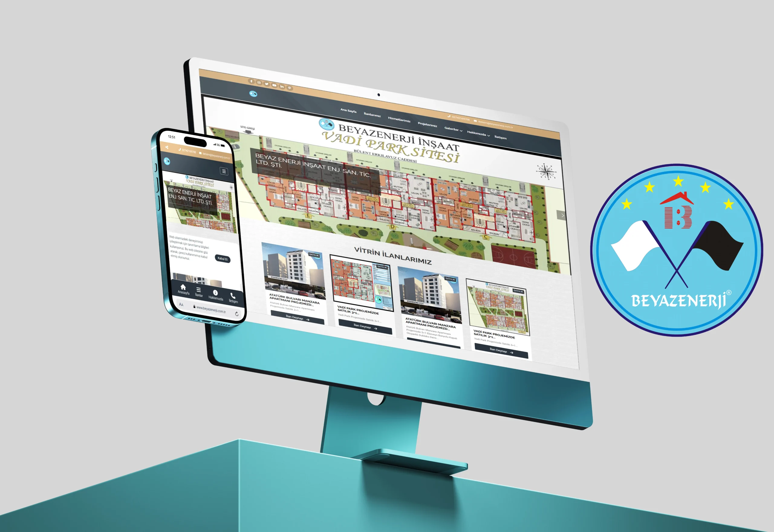 Beyaz Enerji – İnşaat Mühendisliğine Özel Kurumsal Web Tasarımı